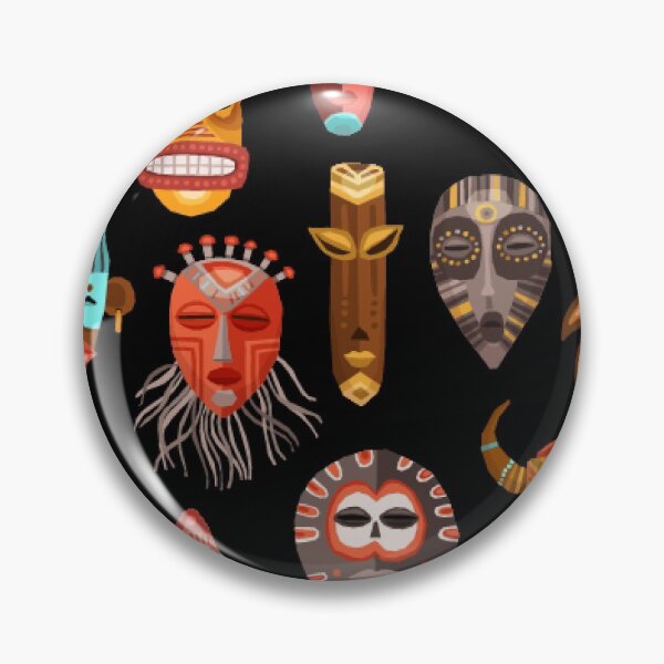 Item preview, African Masks with tribal Inspiration designed and sold by Mukoke.