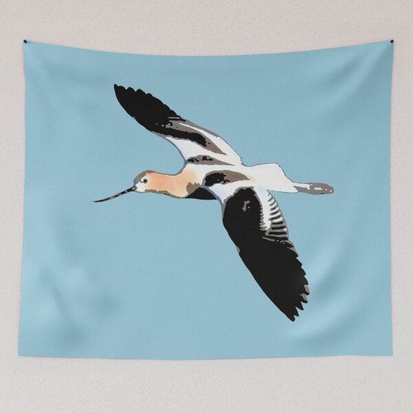 Item preview, American Avocet Color Print designed and sold by designsasstultd.