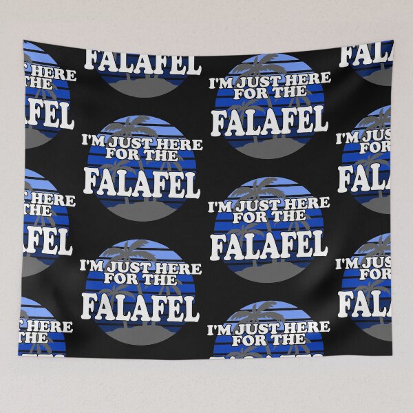 Item preview, Im Just Here For The Falafel Blue And White designed and sold by Chubuter.