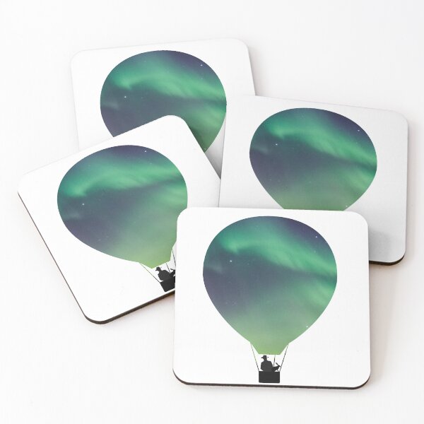 Item preview, Aeronaut, Lee Scoresby and His Daemon Hester in His Hot Air Balloon  On A Transparent Background designed and sold by thebowtrucklesh.