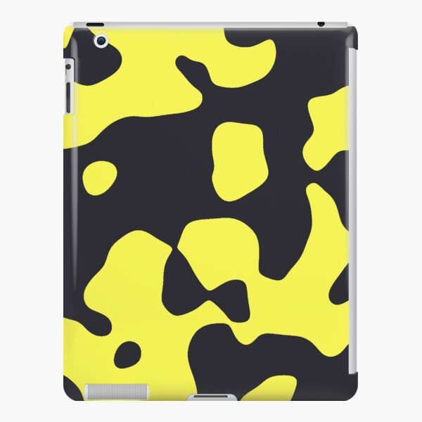 Camo Style - Black and Yellow Camouflage iPad Case & Skin for