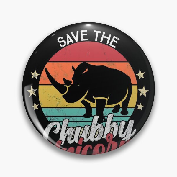 Item preview, Unicorn Fat - Save The Chubby Unicorns Vintage Rhino Funny designed and sold by majuga.