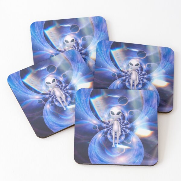 Item preview, Alien in Space Fractal designed and sold by rolffimages.