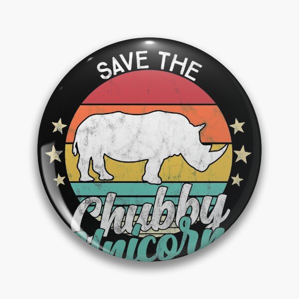 Item preview, Unicorn Fat - Save The Chubby Unicorns Vintage Rhino Funny designed and sold by majuga.