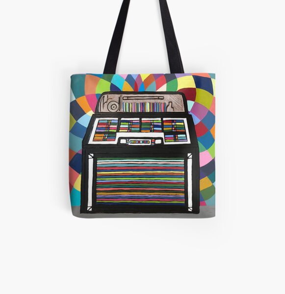 Jukebox All Over Print Tote Bag