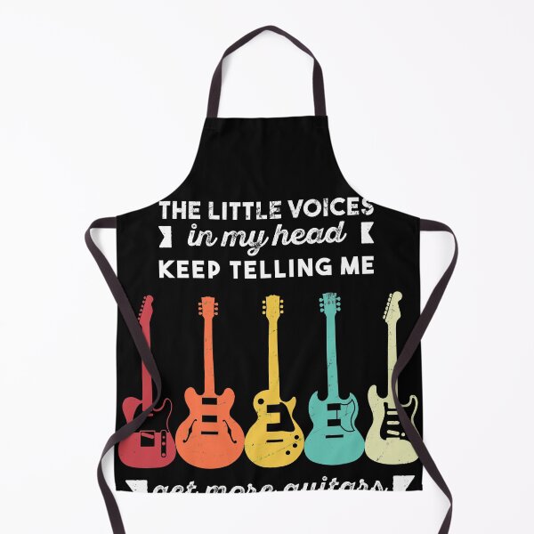 Item preview, The Little Voices In My Head Get More Guitars Funny Guitar designed and sold by majuga.