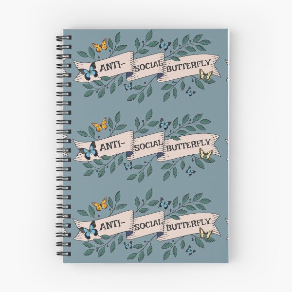 Item preview, Anti Social Butterfly / Mental Health / Feminist / Girl Power / Banner designed and sold by artenvironments.