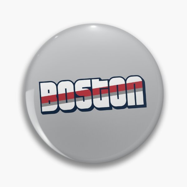 Item preview, Retro Boston Word Art with Stripes designed and sold by SLAG-Creative.