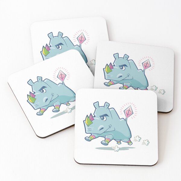 Item preview, leslie the eth2 rhino mascot, Ethereum 2.0 Cryptocurrency designed and sold by Kinisis.