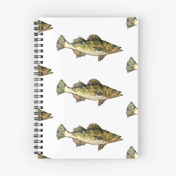 Item preview, Yellow Perch Fish Drawing designed and sold by Michelebuttons.