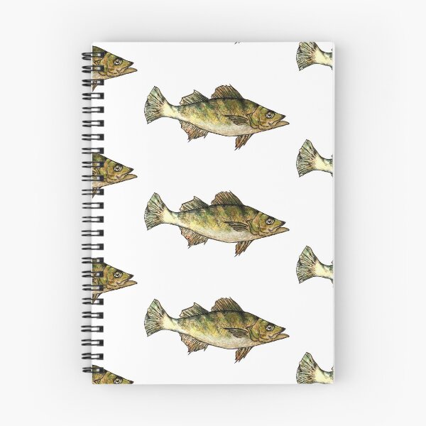 Item preview, Yellow Perch Fish Drawing designed and sold by Michelebuttons.