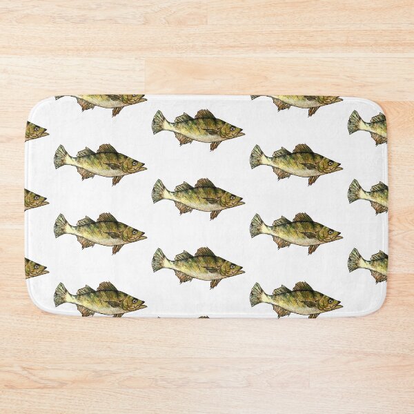 Item preview, Yellow Perch Fish Drawing designed and sold by Michelebuttons.