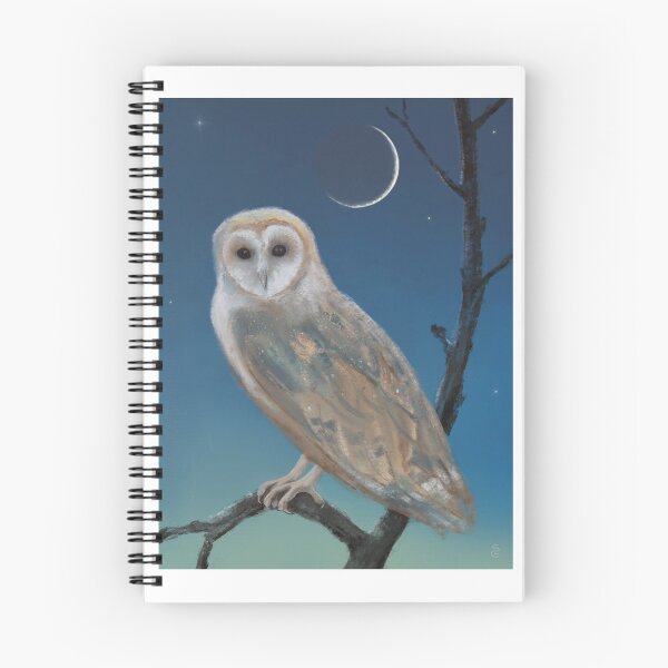 Item preview, New Moon Owl designed and sold by Suzanne Guldimann.