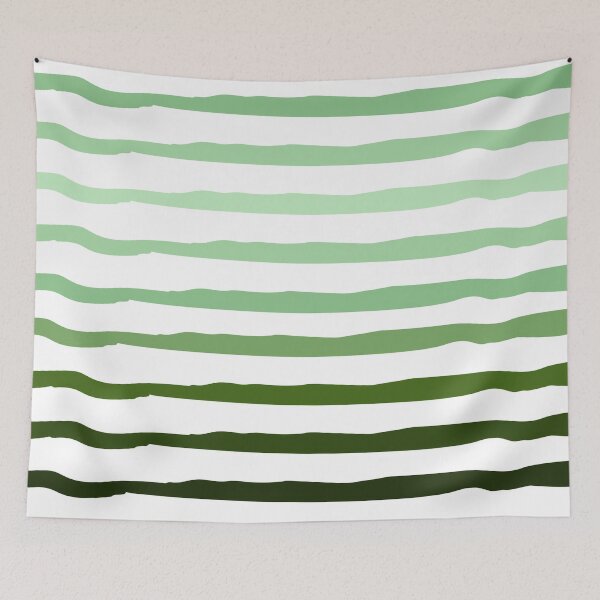 Item preview, Simple White & Green Gradient | Wavy Lines Pattern designed and sold by ukoko.