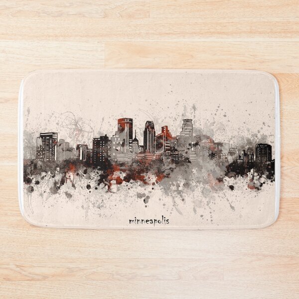 Item preview, minneapolis skyline designed and sold by BekimART2.