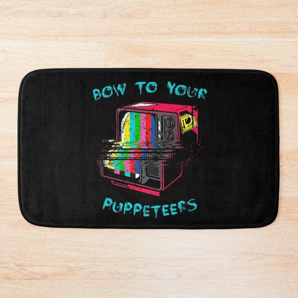 Item preview, Bow To Your Puppeteers Blue – Mass Media TV Propaganda Puppets designed and sold by The Green Corner.