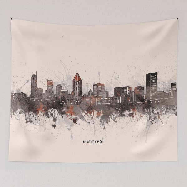 Item preview, montreal skyline designed and sold by BekimART2.