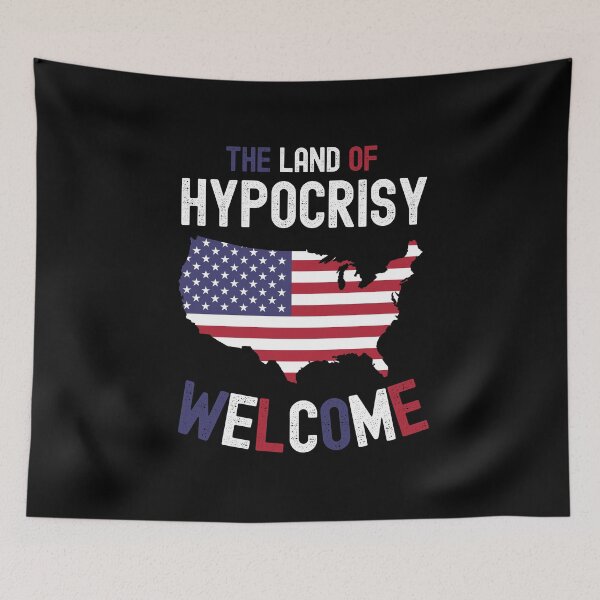 Item preview, USA The Land Of Hypocrisy designed and sold by m95sim.