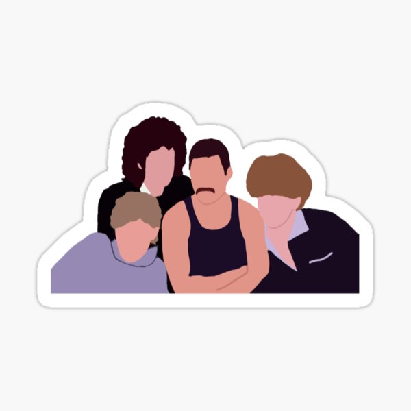 Queen band drawing Sticker