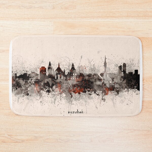 Item preview, munich skyline designed and sold by BekimART2.