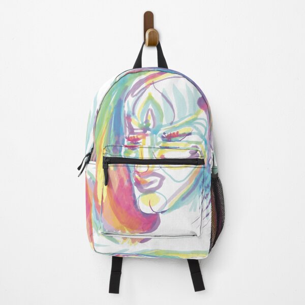 Item preview, Colorful watercolor portrait designed and sold by Rainbow Infinity.