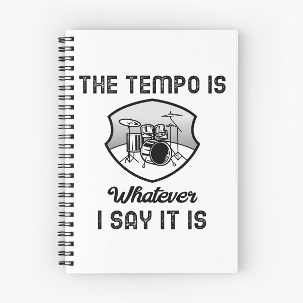 Item preview, The Tempo Is Whatever I Say It Is Drum Classic Sticker And Shirt Design designed and sold by Glike.