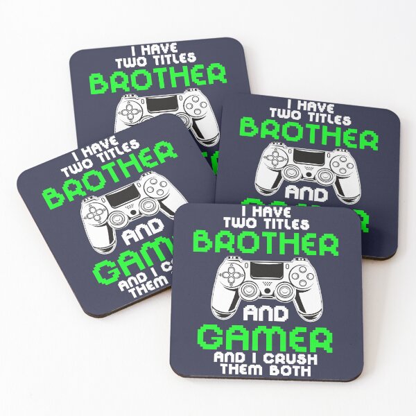 Item preview, I Have two Tiltes Brother and Gamer and I Crush Them Both - Funny Gamer brother christmas gift designed and sold by Noahlaz.