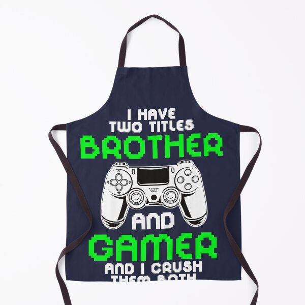 Item preview, I Have two Tiltes Brother and Gamer and I Crush Them Both - Funny Gamer brother christmas gift designed and sold by Noahlaz.