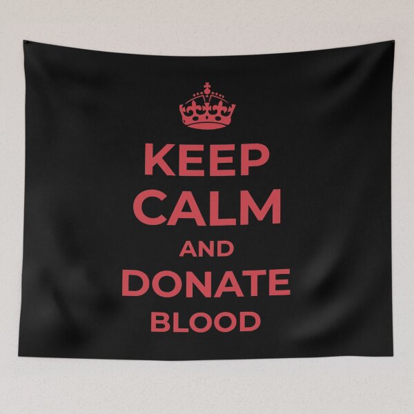Item preview, Keep calm and donate blood designed and sold by tbauernhoferbiz.