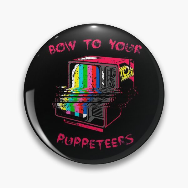 Item preview, Bow To Your Puppeteers Pink – Mass Media TV Propaganda Puppets designed and sold by The Green Corner.