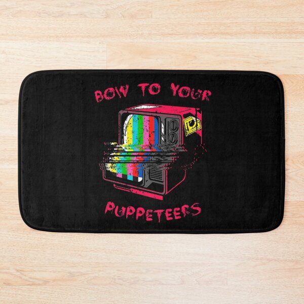 Item preview, Bow To Your Puppeteers Pink – Mass Media TV Propaganda Puppets designed and sold by The Green Corner.