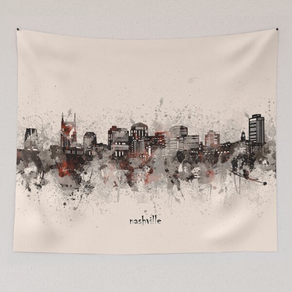 Item preview, nashville skyline designed and sold by BekimART2.