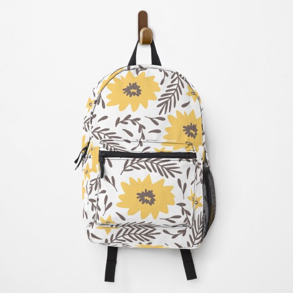 Item preview, Sunflower Daisy Floral Yellow and Tan Pattern designed and sold by KL14.