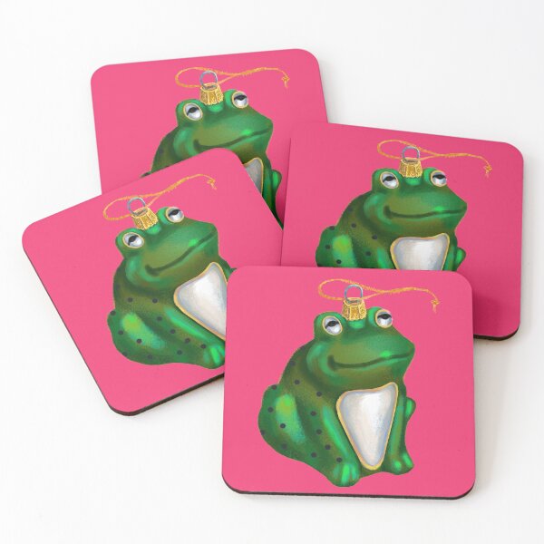 Item preview, Frog Xmas Ornament designed and sold by CrickettGrrrl.