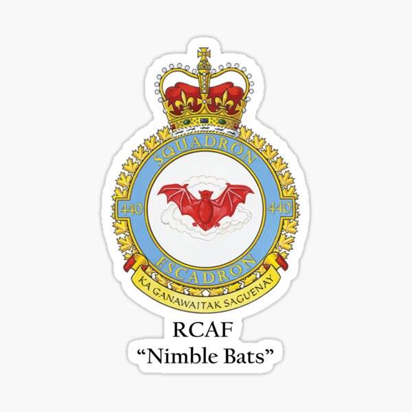 RCAF "Nimble Bat" Squadron - All-Weather (Fighter) unit Sticker