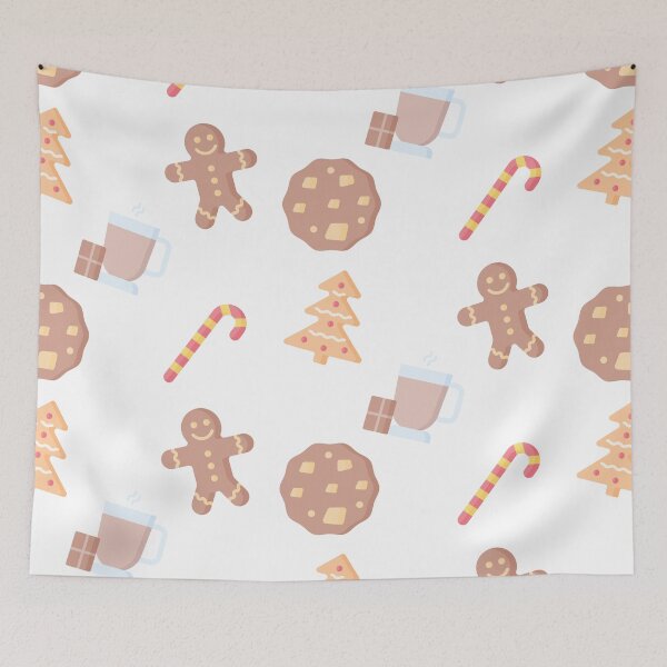 Item preview, Xmas treats sticker pack - cookies / hot chocolate / barley sugar designed and sold by MK3DESIGN.