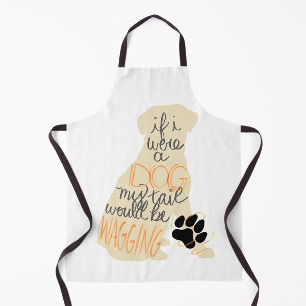 Item preview, I were a dog my tail would be wagging yellow lab sitting designed and sold by AlishaMSchil.