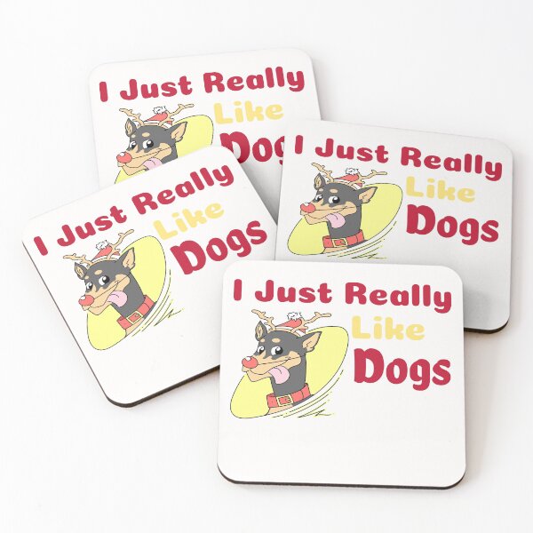 Item preview, I Just Really Like Dogs Ok, Funny Gift For Christmas for Dogs lovers designed and sold by be-great.