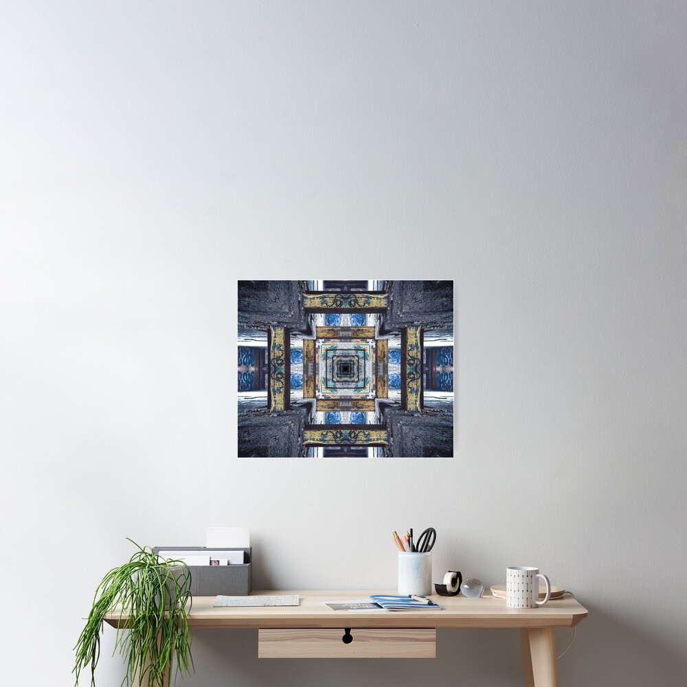Grungy Building Poster