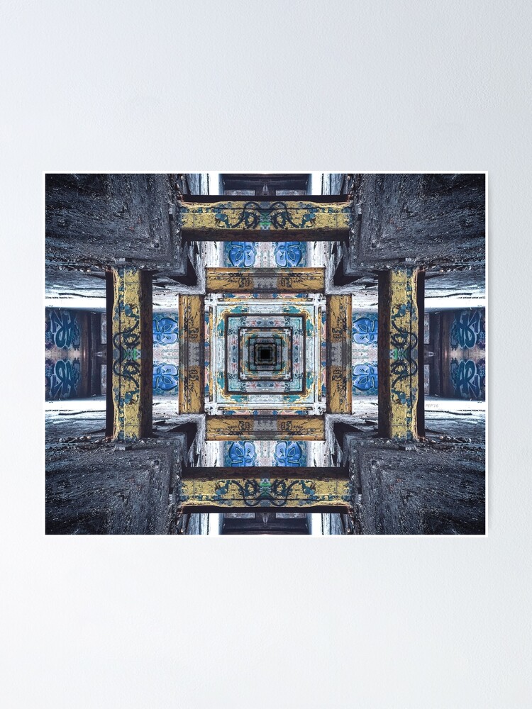 Alternate view of Grungy Building Poster