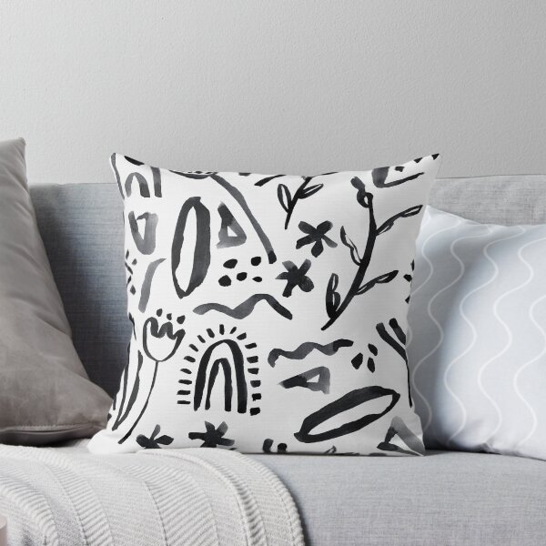 Item preview, Watercolour Black Abstract Shapes designed and sold by RebeccaFlaherty.