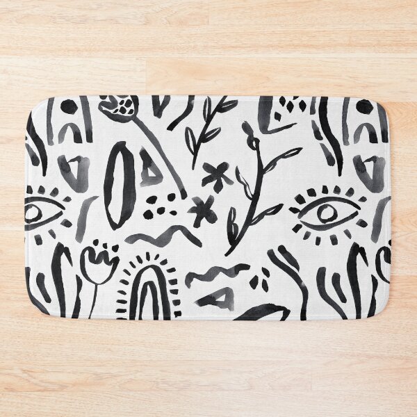 Item preview, Watercolour Black Abstract Shapes designed and sold by RebeccaFlaherty.
