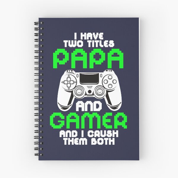 Item preview, I Have two Tiltes Papa and Gamer and I Crush Them Both - Funny Gamer Papa christmas gift designed and sold by Noahlaz.