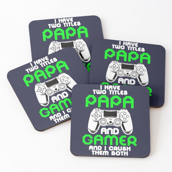 Item preview, I Have two Tiltes Papa and Gamer and I Crush Them Both - Funny Gamer Papa christmas gift designed and sold by Noahlaz.