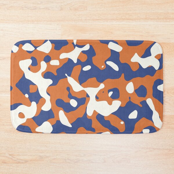 Item preview, Modern Blue And Orange Camo Camouflage  designed and sold by NECHSTORE.