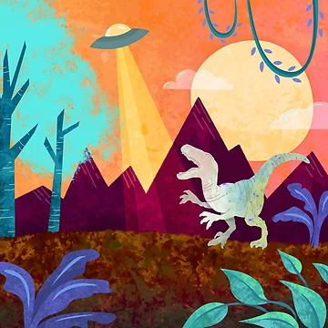 Artwork thumbnail, Hey Raptor  by -DearTreehouse-