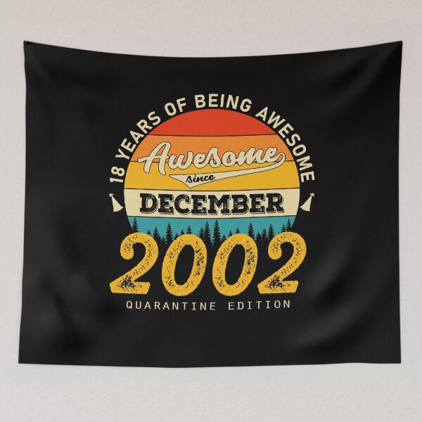 Item preview, 18th Birthday 18 Years awesome since December 2002 designed and sold by Renergie.