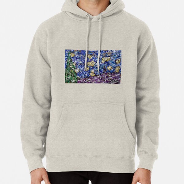 A Starry Evening in 2016 (figurative departure) Pullover Hoodie