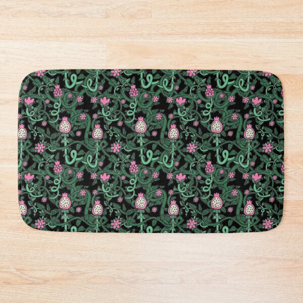 Item preview, exotic floral pattern with flowers, leaves, branches and fruits of dragon eyes designed and sold by ptichkaJL.