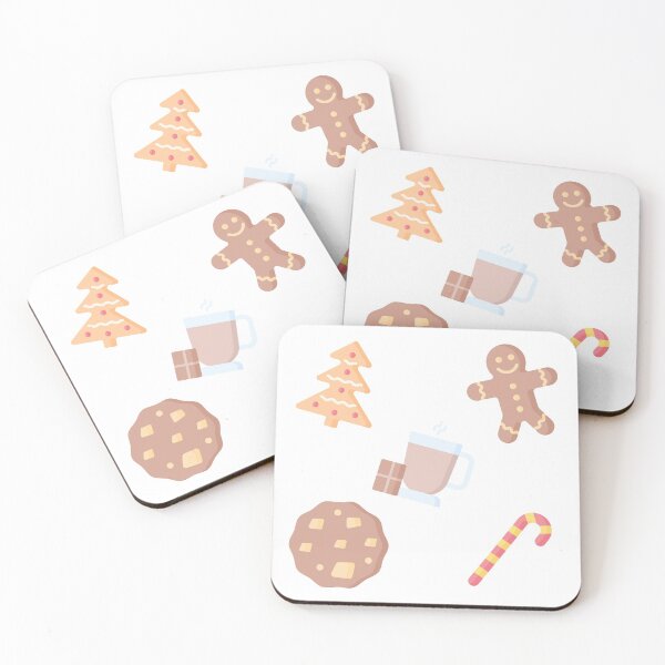 Item preview, Xmas treats sticker pack - cookies / hot chocolate / barley sugar designed and sold by MK3DESIGN.
